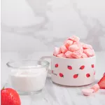 Sell ​​24 boxes. WEL-B Freeze-Dried Yogurt Strawberry 42g. Strawberry flavor 42g - Children's dessert snacks Free healthy desserts