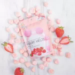 Selling 48 sachets. Welze-Dried Yogurt Strawberry 20g. 20g strawberry flavor - Children's dessert snacks Free healthy desserts