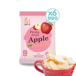 Wel-B Freeze-dried Apple 12g.  แอปเปิลกรอบ 12g. แพ็ค 6 ซอง - ขนมสำหรับเด็ก ขนมเพื่อสุขภาพ ฟรีซดราย ไม่มีน้ำมัน ไม่ใช้ความร้อน ย่อยง่าย มีประโยชน์