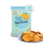 WEL-B Freeze-Dried APRICOT 14G. Apricing apricing 14g. Pack 6 sachets-Children Free healthy desserts, no oil, do not use heat, easily digested, useful.