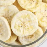 WEL-B Freeze-Dried Banana Organic 18G Crispy Banana 18G. Welb Pack 6 Pack Snacks Children Free healthy desserts, no oil, not heat.