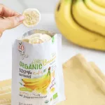 WEL-B Freeze-Dried Banana Organic 18G Crispy Banana 18G. Welb Pack 6 Pack Snacks Children Free healthy desserts, no oil, not heat.