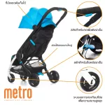 Ergobaby รถเข็นเด็กกะทัดรัดขึ้นเครื่องได้ รุ่น Metro Compact City Stroller สี ฟ้า EGMETROEU4