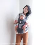 Ergobaby เป้อุ้มพร้อมเบาะรุ่น Hip Seat ผ้าระบายความร้อน Cool Air Mesh สี Raven EG08517