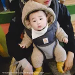 ErgoBaby เป้อุ้มพร้อมเบาะรุ่น Hip Seat ผ้าระบายความร้อน Cool Air Mesh สี Plum