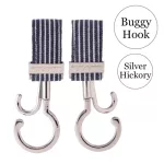 Luxurious Buggy Hooks Silver Hickory Hanging for Luxury Cart