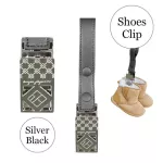 Luxurious Shoes Clip Silver Black that escapes the shoes or things with a wheelchair.