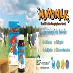 MUNO MILK, immunized milk, and calcium supplementation, BGF-IMMUNE®, beta glucan extract from 1,3 types of yeast.