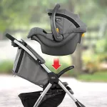 Chicco Mini Bravo Travel System - Carbonรถเข็นเด็กพร้อมคาร์ซีท
