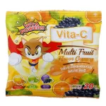 Vita-C ไวต้า-ซี เยลลี่ผสมวิตามินซี รวมรสผลไม้ ส้ม/แอปเปิ้ล/องุ่น