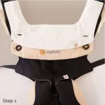 Ergobaby - 360 Carrier Drool Pad & BIB Bite Fabric, Saliva 360