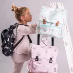 Mi Little Retro Backpack กระเป๋าเป้สำหรับเด็กโต ผ้ากันน้ำ