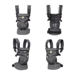 ERGOBABY OMNI 360 Baby Powder, Classic Weave cooling fabric