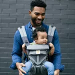 ERGOBABY OMNI 360 Baby Powder, Classic Weave cooling fabric