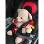 Premium Kids Portable Car Seat Bigger for Baby 3-8, Red