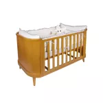 Idawin เตียงเด็กอ่อน รุ่น Sweet Dream สีโอ๊ค และสีขาว