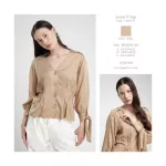 Queencows shirt for Linda V Top Beige