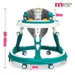 Fin Baby Walker, Pushing Car, Walking 2in1, CAR-509