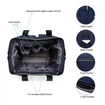 VA-BP124 Colorland Thailand กระเป๋าใส่ผ้าอ้อม + ฟรีกระเป๋าเก็บอุณหภูมิ Maternity Diaper Bag