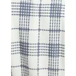 White Plaid Top White