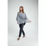 Cremate chin ponchos gray f