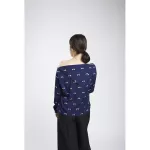 Milada Princed Long Sleeve Navy shirt