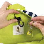 Lassig Medium Backpack, Little Monsters, BOUNCING BOB