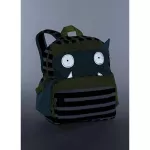 Lassig Medium Backpack, Little Monsters, BOUNCING BOB