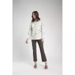 Queencows T -shirt Rine Long Sleeve Light Green