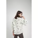 Queencows T -shirt Rine Long Sleeve Light Green