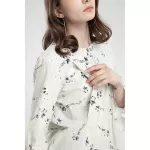 Queencows T -shirt Rine Long Sleeve Light Green