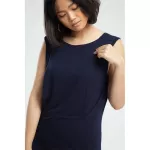 Queencows Trixie Neck Dress Black