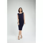 Queencows Trixie Neck Dress Black