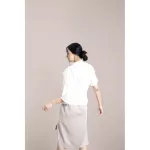 Queencows Tresor Layer Blouse Off White