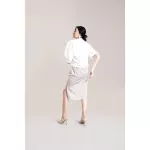 Queencows Tresor Layer Blouse Off White