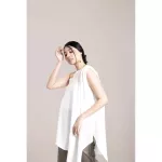 Queencows shirt for Genes One Shoulder Off White