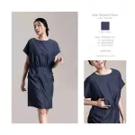 Queencows Dress Jolie Striped Dress Navy