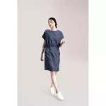 Queencows Dress Jolie Striped Dress Navy