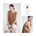 Queencows Top Passant Top Brown