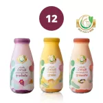 Milk Plus & More mixed with 12 flavors, concentrated banana blossom water, mixed in the fruit.
