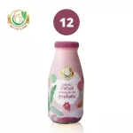 Milk Plus & More, 12 original flavors, concentrated banana blossom bottles, mixed in the fruit.