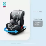 APRAMO Car Seat Children for newborns up to 12 years. Unique Carseat model. European ISOFIX system installed in Europe.