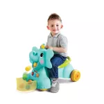 Infantino chair, bench, wheelchang trolley, 3 in 1 set, Walk & Ride Elephant217023