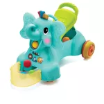 Infantino chair, bench, wheelchang trolley, 3 in 1 set, Walk & Ride Elephant217023