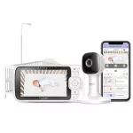 Hubble Nursry Pal Skyview Baby Monitor. The camera views a 5 -inch separate screen. Wireless via mobile HD 1080p* can talk to children via the camera.
