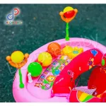 !!!Sale!!! รถหัดเดินหน้าหมีมีเสียงดนตรี+ของเล่น มี 2 สี สีฟ้า/สีชมพู