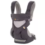 360 All Positions Baby Carrier Carrier Carriers for Baby To Toddler Weight 5.5-20 KG, Carbon Gray Ergobaby®