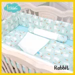 idawin ชุดกันกระแทกรอบเตียงเด็ก Bedding Set รุ่น zoom Premium ลาย Rabbit