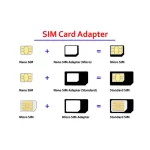 SIM card converter SIM Nano Sim Microsim (Genuine SIM tray). All networks Sim, Slot Sim, Micro Sim, Nano Sim