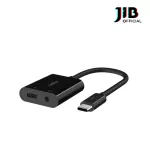 ADAPTER/CONVERTER (อุปกรณ์แปลงสัญญาณ) BELKIN USB-C CHARGE + 3.5MM AUDIO (NPA004BTBK)